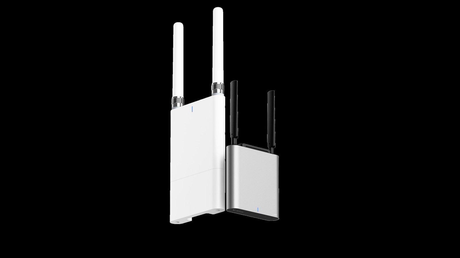 Verkada GC31-E outdoor cellular gateway product render — the cellular connectivity option for MT81 deployments